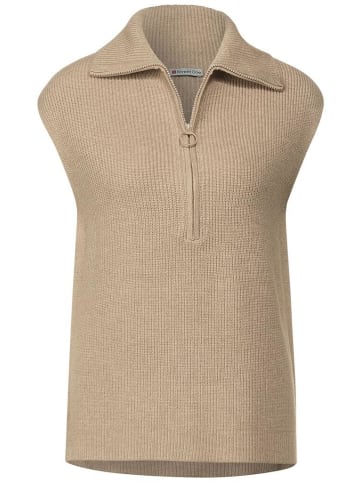 Street One Pullover in buff sand melange