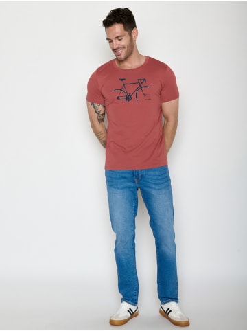 GreenBomb Guide Bike Crop in Sunset Red