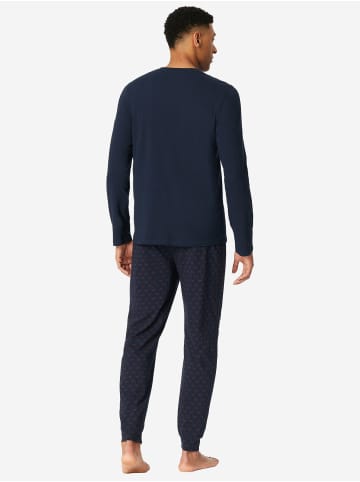 Schiesser Pyjama Casual Essentials in burgund