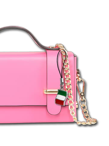 Florence Florence Handtasche Leder fuchsia, rosa ca. 19cm