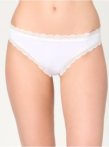 Nur Die Slip Invisible Seamless Lace in Weiß