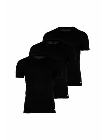 Diesel Rundhals T-Shirt für Damen in schwarz