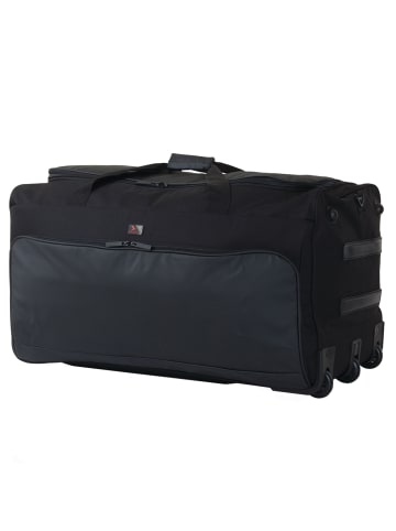 Pack Easy Light-Bag 3 Rollen Reisetasche 82 cm in schwarz
