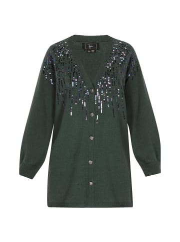 faina Cardigan in Dunkelgrün