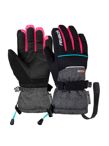 Reusch Fingerhandschuh Connor R-TEX XT Junior in blck/blck mel/knouck pink