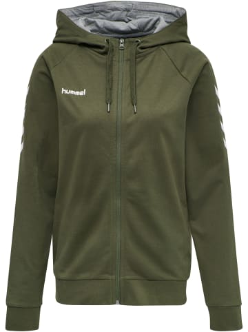 Hummel Reißverschluss Kapuzenpullover Hmlgo Damen in GRAPE LEAF