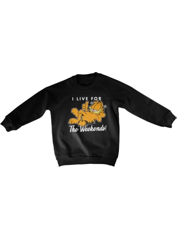 Garfield Kinder Sweatshirt in Schwarz