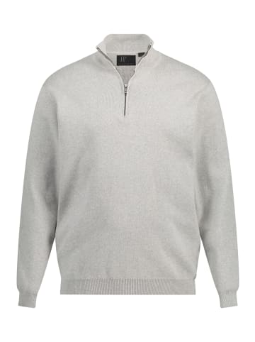 JP1880 Pullover in grau melange