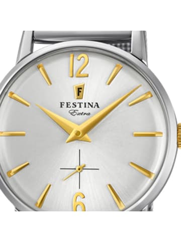 Festina Analog-Armbanduhr Festina Extra silber klein (ca. 29mm)