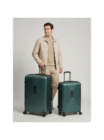 Redolz Essentials 14 4-Rollen Kofferset M+L mit Dehnfalte pearl-green metallic