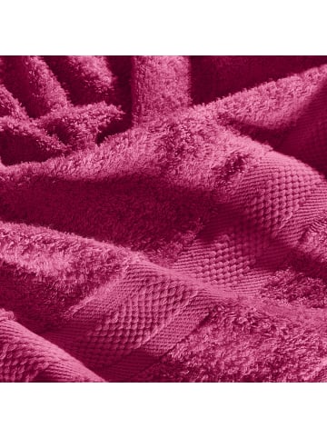 REDBEST Frottier Gästetuch 2er-Pack Chicago in fuchsia