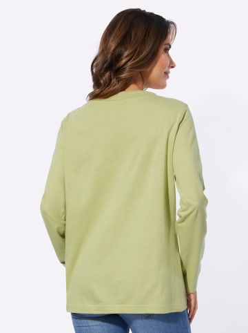 Sieh an! Langarmshirt in lindgrün