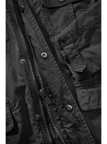 Brandit Kinder Funktionsjacke "Kids Britannia Jacket" in Schwarz