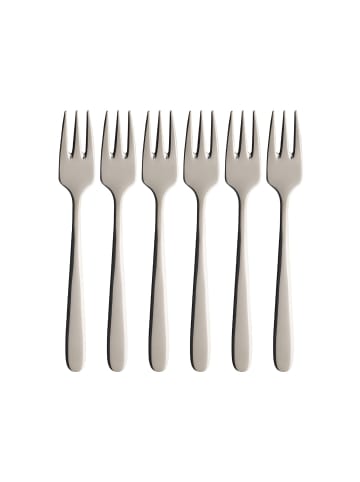 Villeroy & Boch Kuchengabeln Daily Line in Silber