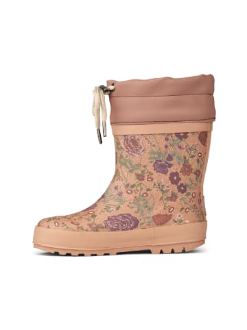 Wheat Gummistiefel Thermo Print in rose dawn flowers