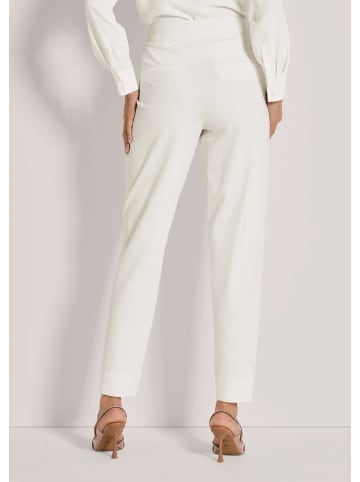 MADELEINE Bundfaltenhose zum Schlüpfen in wollweiß