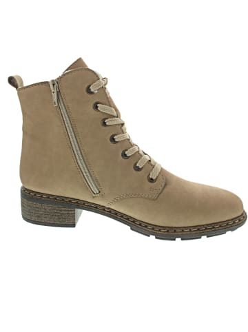 rieker Schnürstiefelette Beige