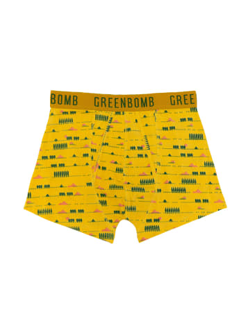 GreenBomb Trunk Nature Triangles in Gelb