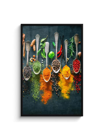 MuchoWow Poster mit Leiste Kräuter  (BxH)
