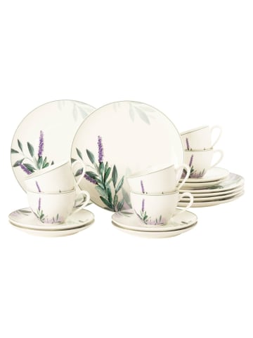 Seltmann Weiden 18er Set Kaffeeservice Savona Provence in bunt-beige