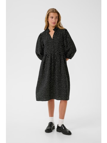 Kaffe Kleid KArea Regular fit in Black W. Chalk Dot