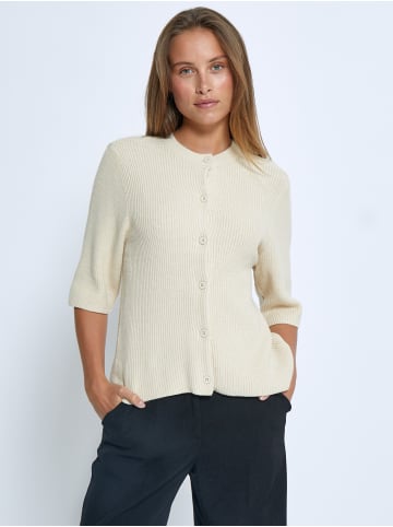 DESIRES Strickjacke in Buttercream White