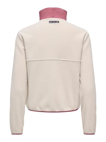 Only Play Fleece Sweatshirt in Pumice Stone 1