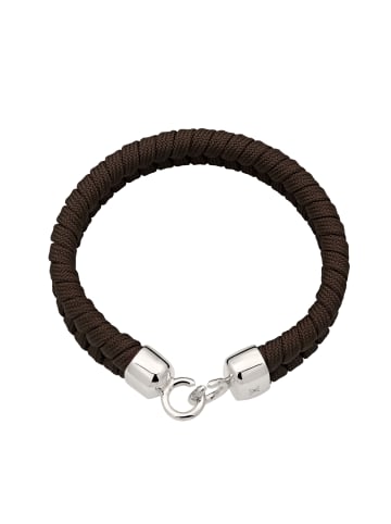 KUZZOI Armband 925 Sterling Silber in Braun