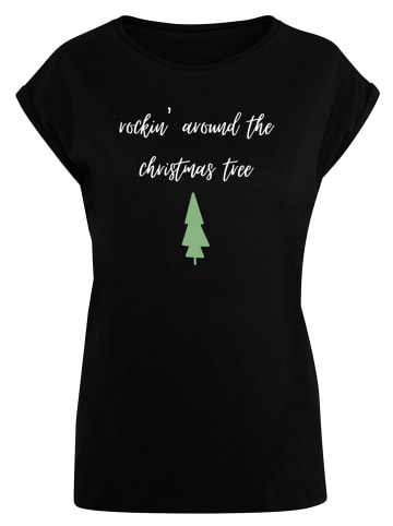 F4NT4STIC T-Shirt Rockin around the christmas tree in schwarz