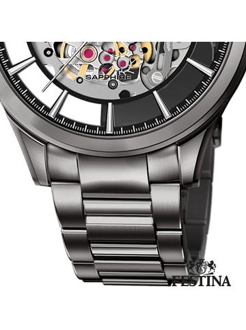 Festina Analog-Armbanduhr Festina Automatik schwarz groß (ca. 43mm)