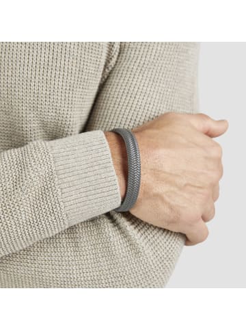 s.Oliver Armschmuck Basic Leather in grau