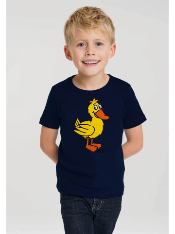 Logoshirt T-Shirt Die Sendung mit der Maus - Ente in dunkelblau