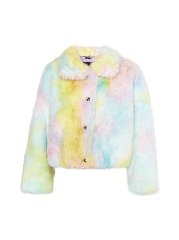 faina Faux Fur Blouson in Regenbogen