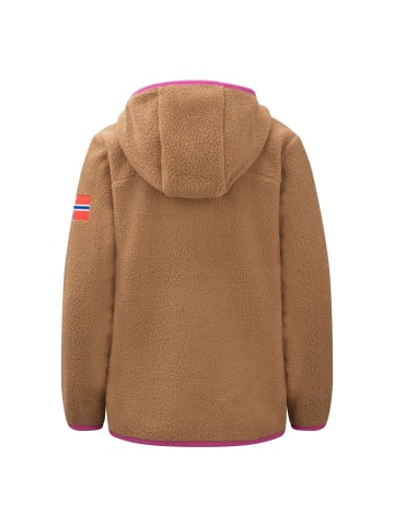 Trollkids Fleecejacke Aurlandsfjord in almond