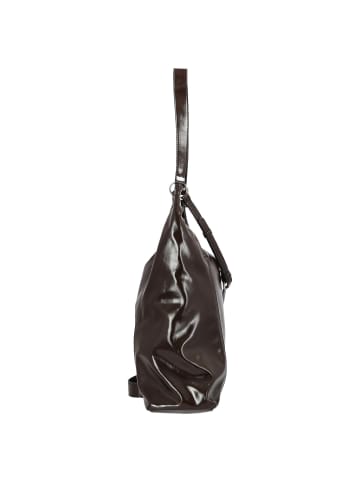 Seidenfelt Delary Hobo - Schultertasche 56 cm (black) in dark chocolate