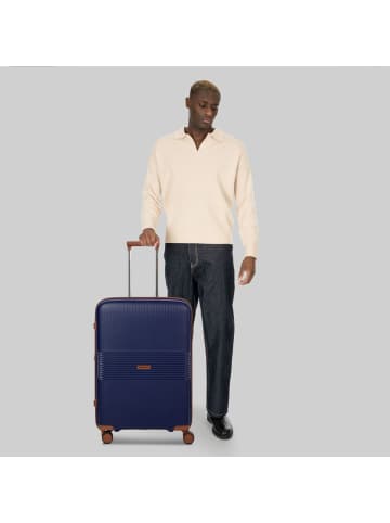 Farmhood Eco Edition 02 4 Rollen Trolley 67 cm mit Dehnfalte in navy