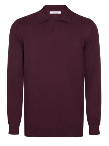 Felix Hardy Pullover in Schwarz-Bordeaux