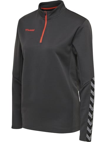 Hummel Hummel Sweatshirt Hmlauthentic Multisport Damen Atmungsaktiv Leichte Design in ASPHALT