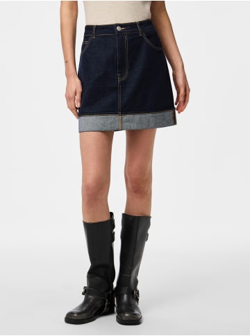 Pieces Minirock in Dark Blue Denim