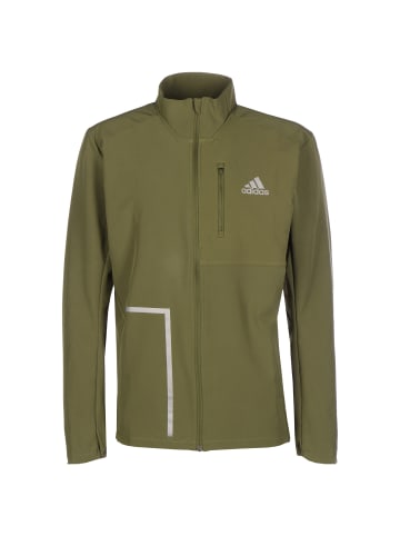 adidas Performance Laufjacke Own The Run in oliv / weiß