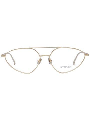 Sportmax Damen Optische Fassungen Rechteck Gold