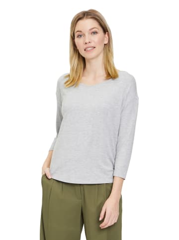 BETTY & CO Basic Shirt unifarben in Light Silver Melange