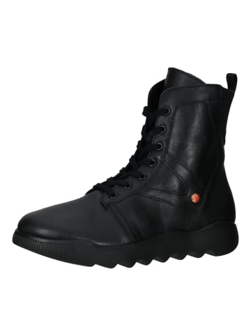 softinos Stiefelette in Schwarz/Schwarz