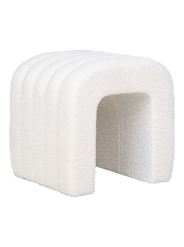 ebuy24 Pouf Colma Weiß 41 x 35 cm