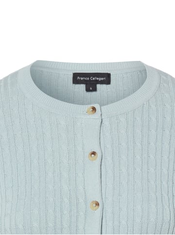 Franco Callegari Strickjacke in hellblau - 0009