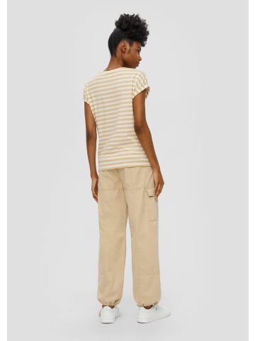QS T-Shirt in 81G0_beige