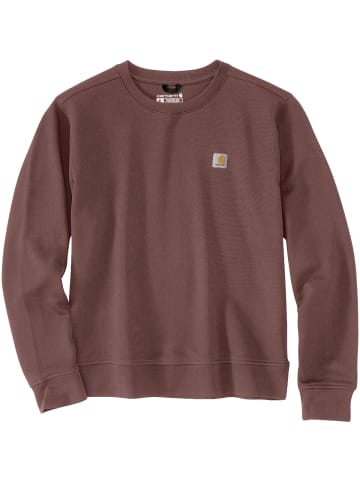 CARHARTT  Pullover Crewneck in dunkelrot