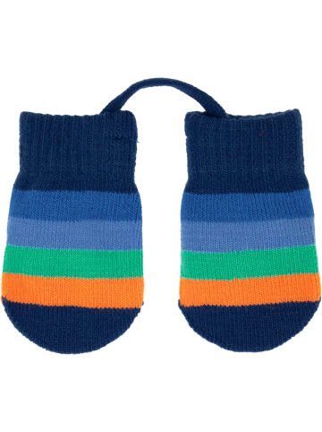 Villervalla Babyhandschuhe Basic Streifen XT in blau