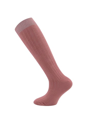 ewers Kniestrümpfe Rippe in dusty rose