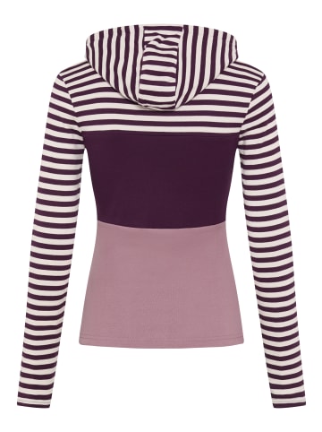 Kangaroos Kapuzenshirt in aubergine-rosè